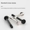 50Pcs Aluminum Computer Fan Screw Computer PC Motherboard Video Card Screw Insulation Radiator Fan Accessories