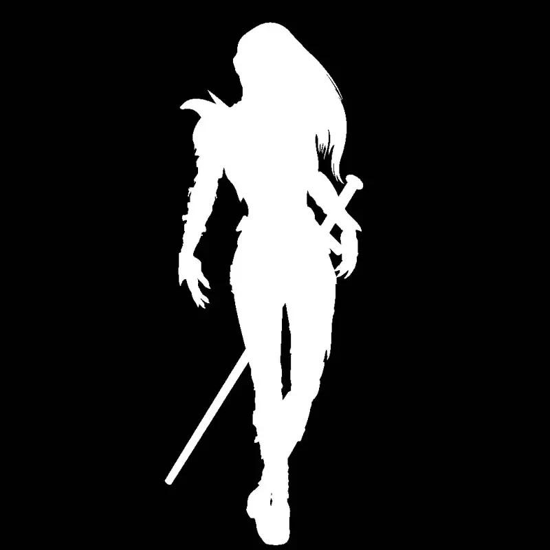 Creative Beautiful Warrior Car Stickers  Personality Fashion Auto Body Window Waterproof Vinyl Decals Decorate