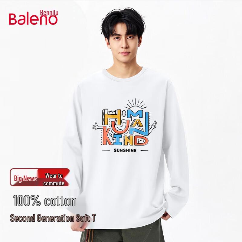 

Baleno Men s Casual Long Sleeve Round Neck T-Shirt 5XL