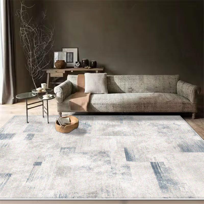 Nordic Style Living Room Carpet Modern Abstract Decoration Home Large Area Non-slip Rugs Bedroom Lounge Easy Clean Floor Mat
