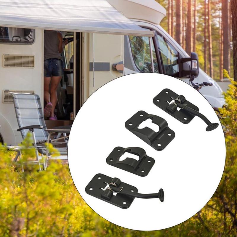 Entry Door Holders Elbow Design Wear Resistant Trailer Latch Universal Replacement for Car Cart RV Beach Vehicles