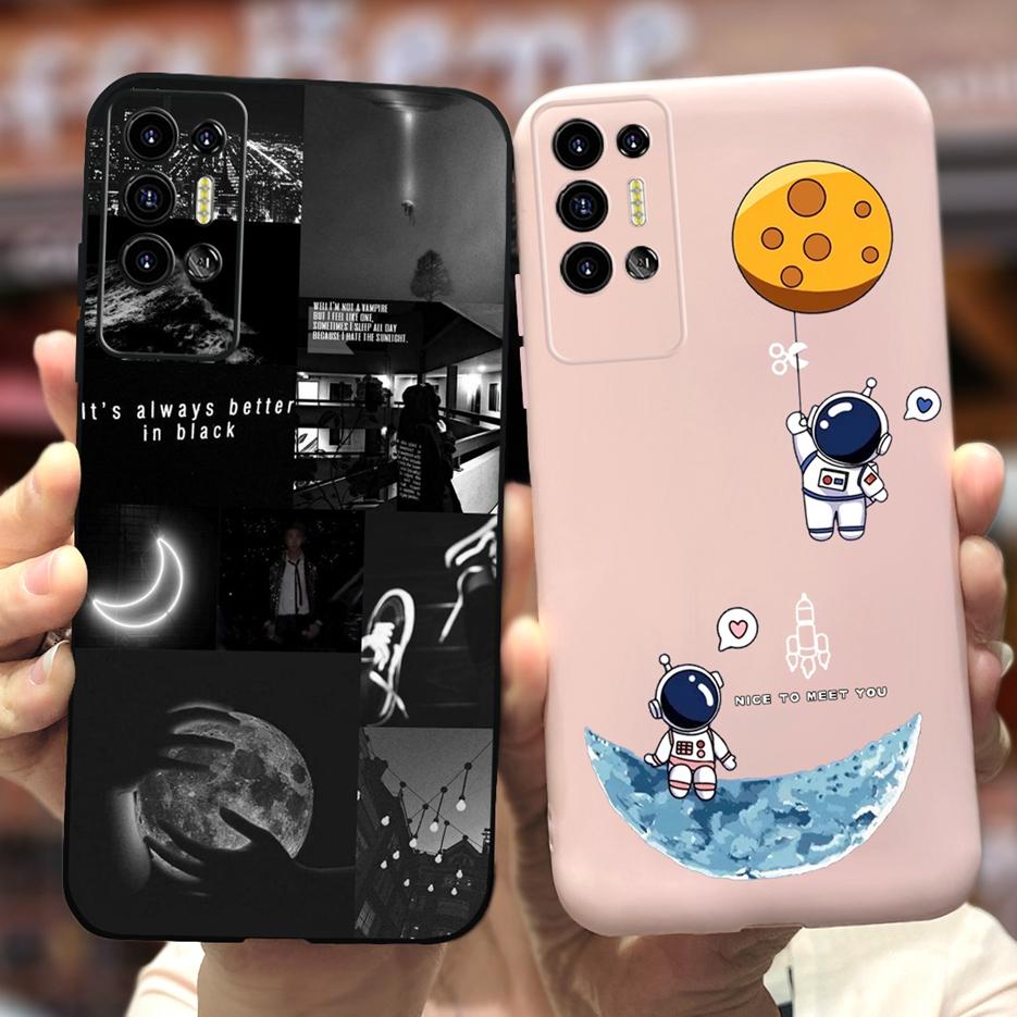 For Tecno Pova 2 Case LE7 LE7n Cute Dinosaur Cartoon Cover Soft Silicone Phone Case For Tecno Pova 2 Pova2 Back Cover 6.9'' Bags