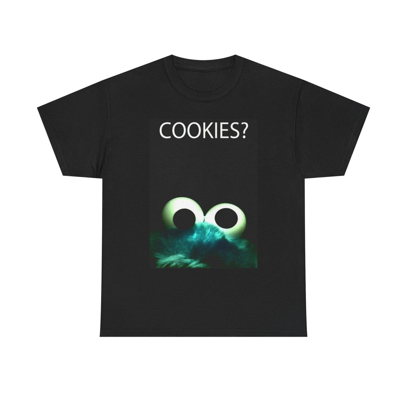 Men s and Women s T-shirts Cookies Funny Graphic S