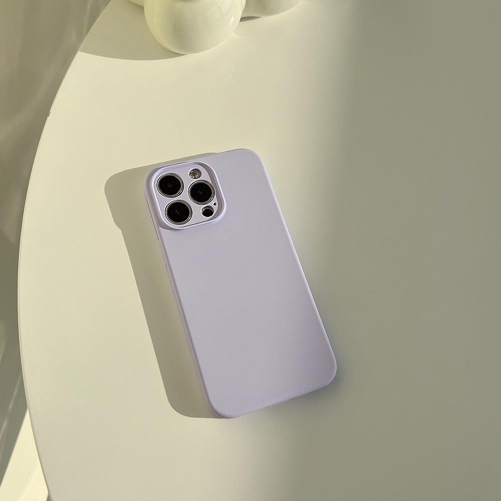 Liquid Silicone 14pro Max for Iphone14 Mobile Phone Case Apple 13 Solid Color 12/11 Premium 14plus
