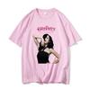 Katy Perry Muster Aufdruck T-Shirt Sommer Bequem Baumwolle T-Shirt Rundhals Herren Damen Kurzarm T-Shirt