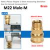 M14 M18 M22 Quick Connector High Pressure Quick Coupling For Car Washer Water Gun Adapter Joints Garden Irrigation Accessories