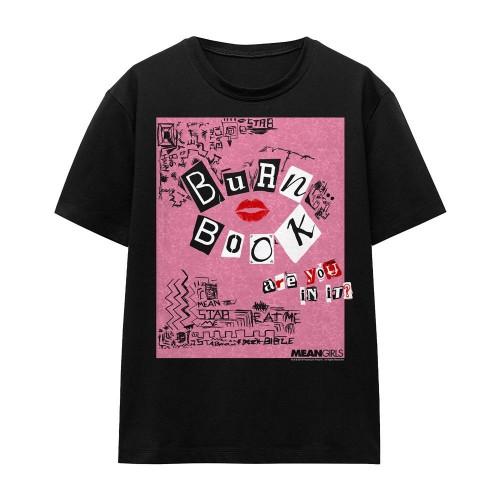 Mean Girls Unisex Adult Burn Book T-Shirt