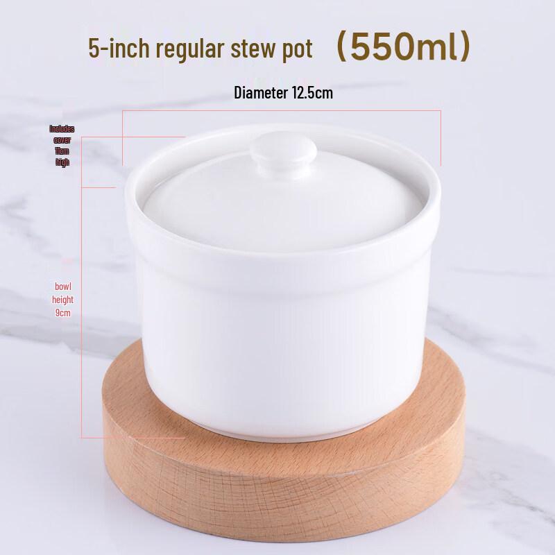 

Ru Han Ceramic Double Boiler Stew Pot (8-Pack)