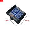 MOC Blocks Solar Povoltaic Panel Tile 1x4 Downtown House Roof 2431pb499 Assembled Construction Bricks Accessories Children Playthings