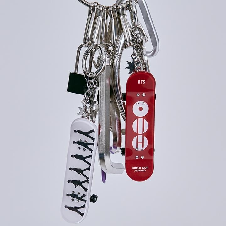 BTS MINI Skateboard Sleutelhanger, ARIRANG Tour Merchandise, Officieel, Origineel, Authentiek, KPOP