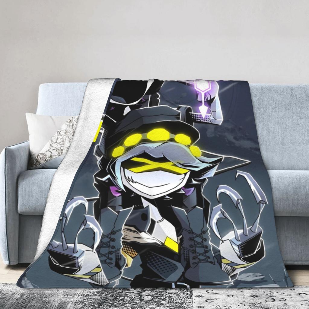 Murder Drones  Blanket Independent Animated Flannel Awesome Breathable Throw Blanket For Bedspread Summer,