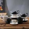 Frosted Ceramic Espresso Cup & Saucer Set