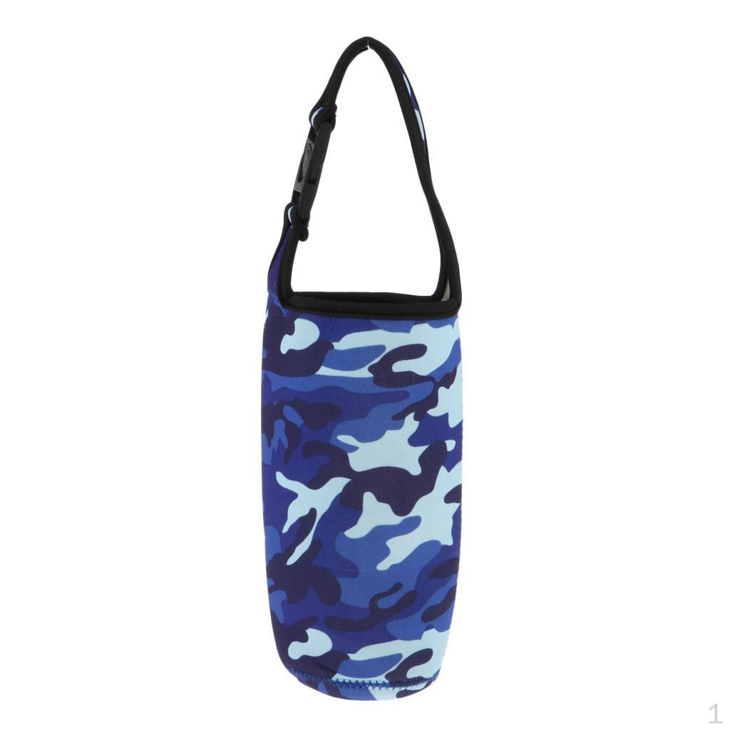 

30oz Insulated Neoprene Water Bottle Holder Bag Cup Pouch Covers For Outdoor синій
