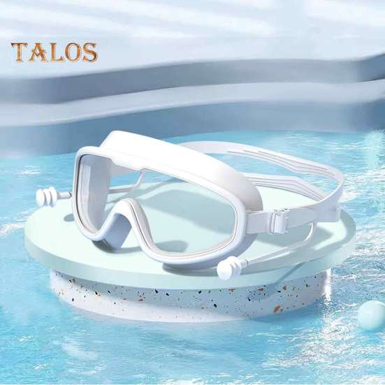 Adults Swim Goggles Anti-Fog Large Frame Pool Goggles High-Definition Wide View Swimming Glasses for Men Women