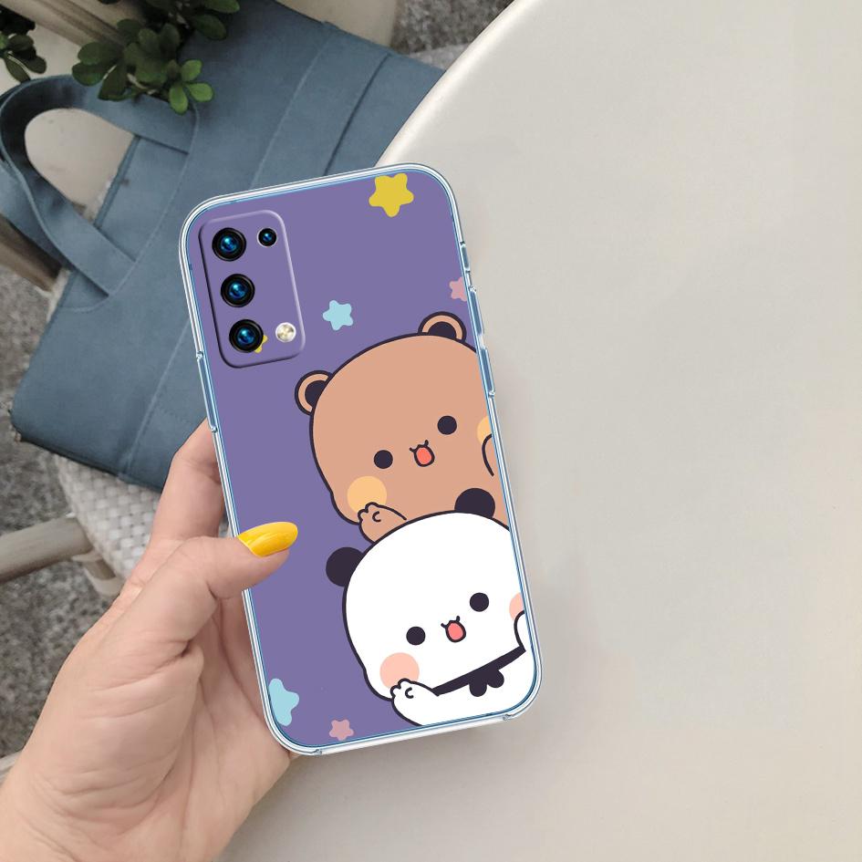 CJ21 BUBU DUDU Transparent Phone Case for LG K22 K30 K40 K40S K41 K42 K50 K50S K51 K51S K52 K61 K62 K71 K92 Q60 Q61 V40 V50 V60