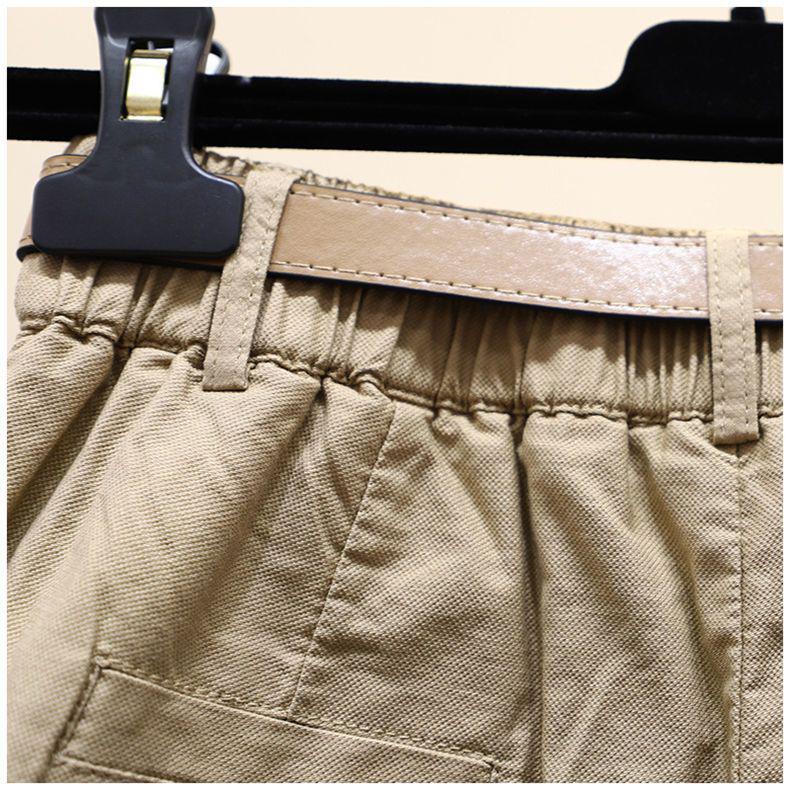 Women's Casual Skort: 2025 Korean-Style Slimming A-Line with Elastic Waist