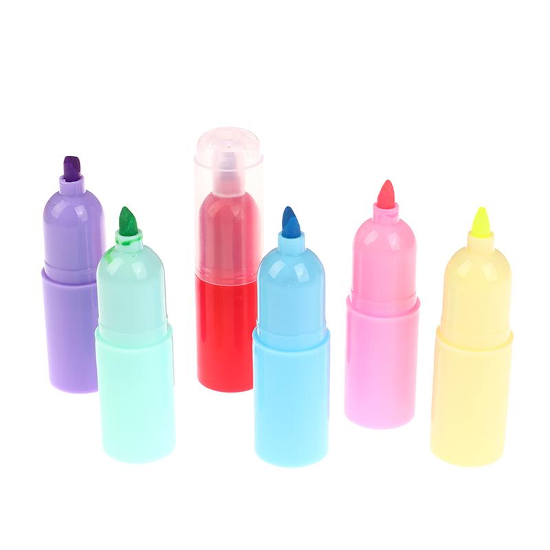 Creative Cat Claw Bear Shape Highlighter Can Be Separated Wide Pen Thick Pen