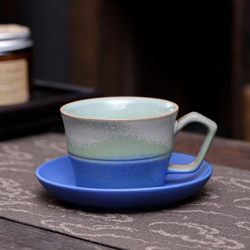 Shangqi Ceramic Coffee Cup and Saucer Set