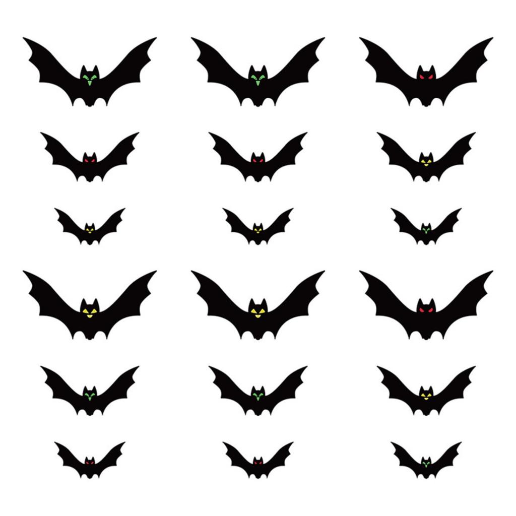Halloween Theme Creative Hanging Pendant Black Bat Party Scene Decoration For DIY Home Furnishings Decor Supplies
