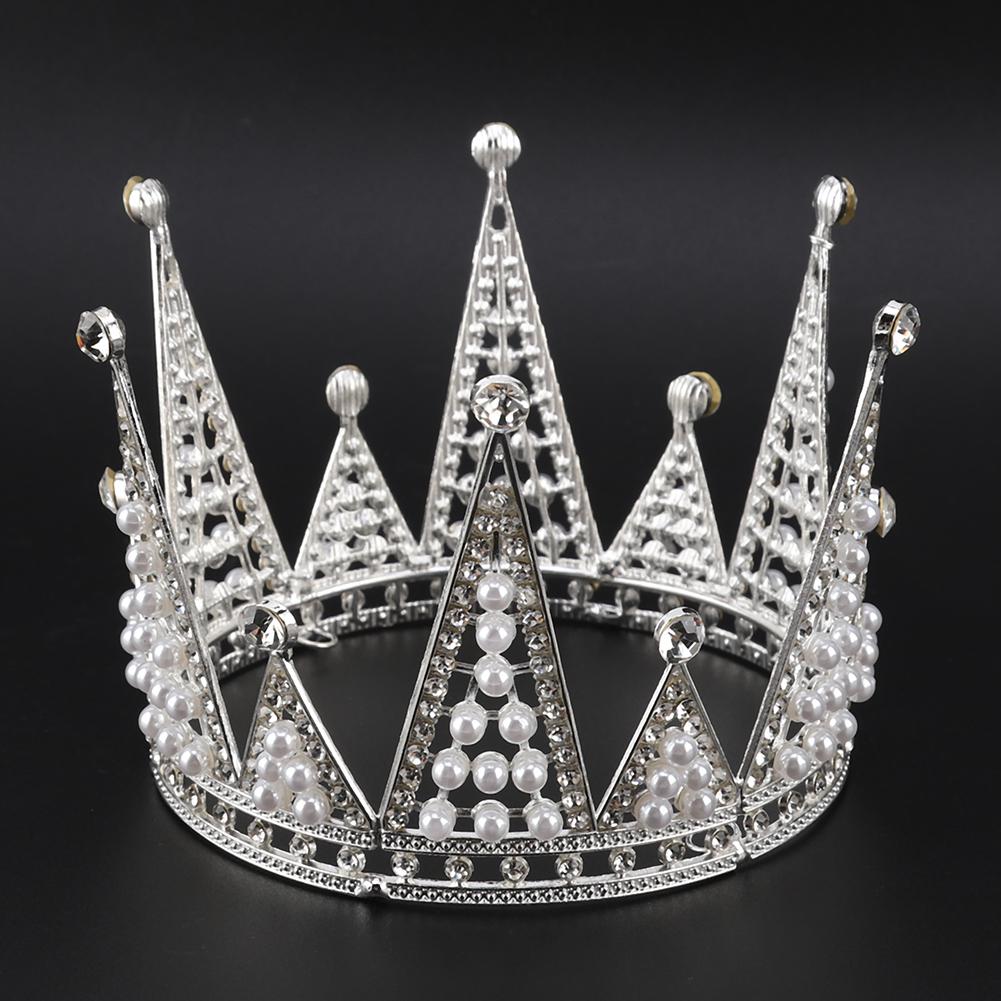 Mini Crown Cake Topper Metal Happy Birthday Cake Toppers Wedding Cake Decorator