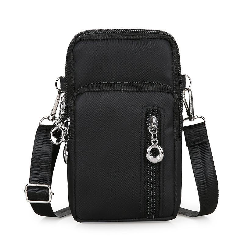 Torebka na telefon damska torba mini mała kwadratowa modna torebka płócienna przenośna torba na ramię na zewnątrz