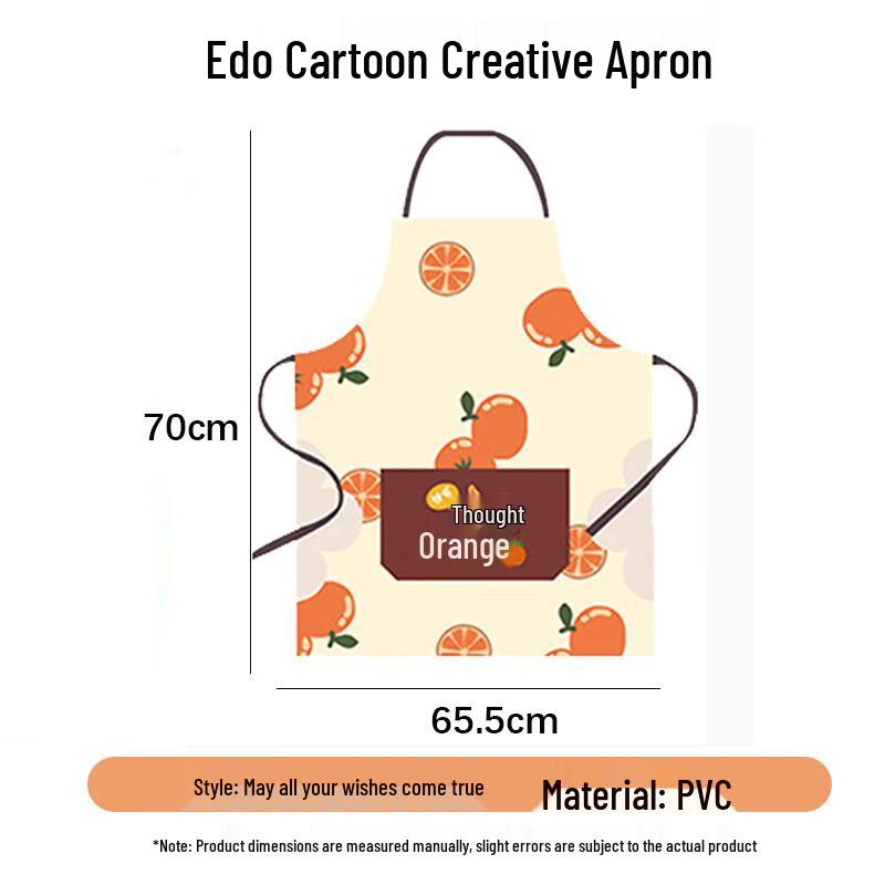 Edo Waterproof Kitchen Apron with Hand Wipe and Pocket