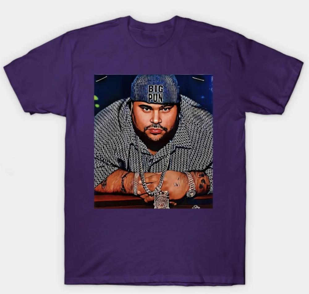 Big Pun Hip Hop  Mens Unisex Small-3XL Purple Fan Art Unisex T-Shirt XXL