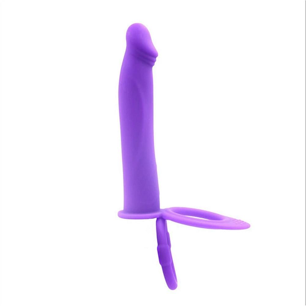 Anal Beads Vibrating Cock Ring Wearable Anal Dildo with Vibrating Cock Ring 10 Vibration Modes Male Adult Toy Vibrating Cock Ring