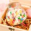 Nachrichtenkapseln Liebespille mit Rollpapier Leere Notizen Wunschflasche Kapsel Lächeln Emoticon Hochzeitsgastgeschenk Party Valentinstagsgeschenk