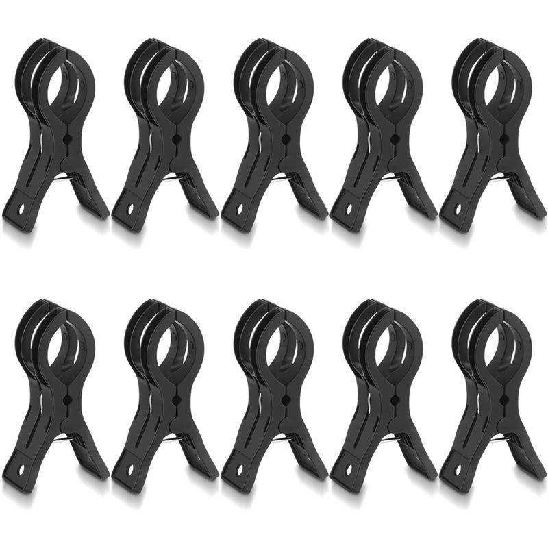 

Plastic Transparent Backdrop Spring Clamps 10Pcs Large For Balloon Arch Clips Heavy Duty 3.5 Inch For Balloon Arch Kit B чорний