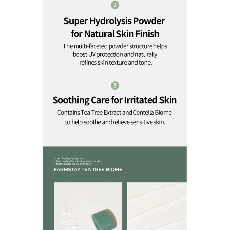 FARM STAY Tea Tree Biome Calming Sun Serum