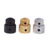 3Pcs Portable 2 in 1 Volume Speed Control Knobs Guitar Metal Potentiometer Cap  Guitar Parts