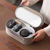 Kung Fu Tea Set Household Living Room Complete Set Of Travel Equipment Simple Office Tea Making Teapot Teacup Tea Tray