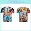 Sommer T-Shirt Dragon Ball Z Goku Super Saiyan 3D Druck Lässiges T-Shirt Herren Damen Top