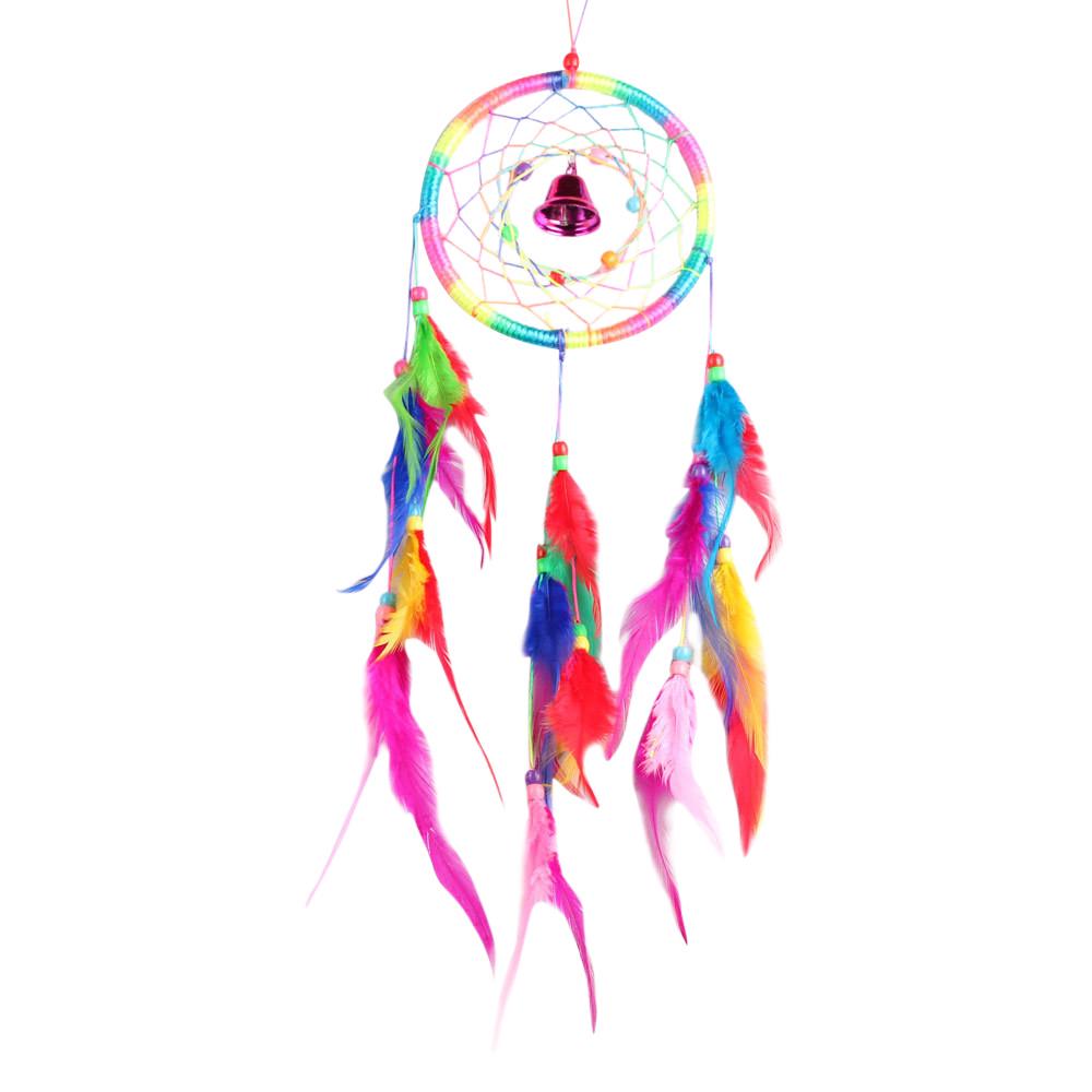 

Circular Feathers Wall Hanging Decoration Decor Craft