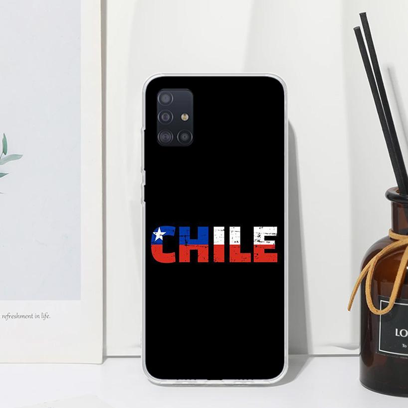 Chile Flag Phone Case For Samsung Galaxy A52 A42 A32 A22 A12 A02S A72 A51 A50S A41 A31 A21S A71 A40 A30S A20S A10S A70S
