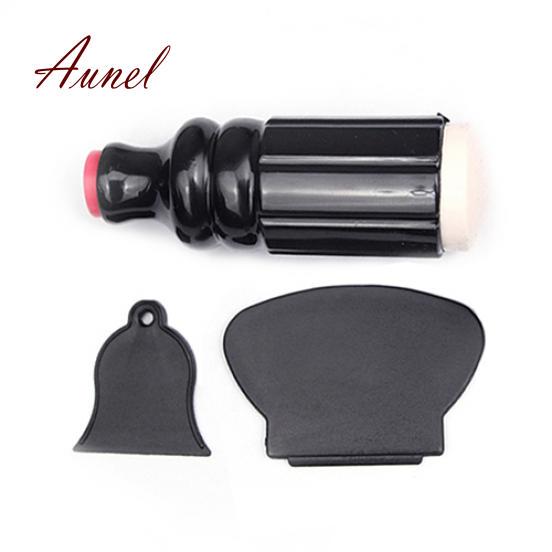 Black Polish Image Stamper Paint Stamp Knife Scraper Stamping Nail Art Tool 1 Set