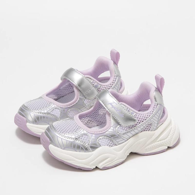 

Girls Summer Spring Sandals Kids Sports Shoes Boys Casual Mesh Shoes Breathable Dad Sneakers 27 фиолетовый