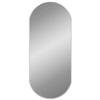 VidaXL Wall Mirror Makeup Mirror Vanity Cosmetic Bathroom Decoration Toilet Living Room Interior Silver 348192