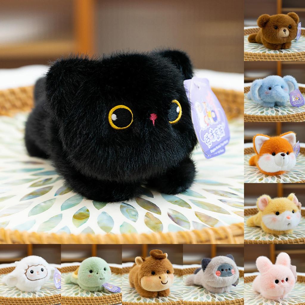 Kort Plysj Elefant Katt Bjørn Rev Kjøleskapsmagnet For Kjøkkendekor Og Gave