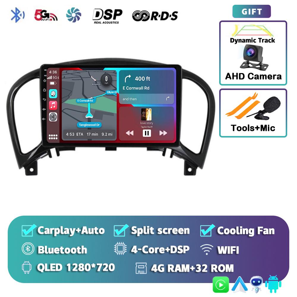 Android 14 Carplay Auto Car Radio For Nissan Juke YF15 2010-2014 2 Din Multimedia Video Player GPS Navigation Stereo Head Unit