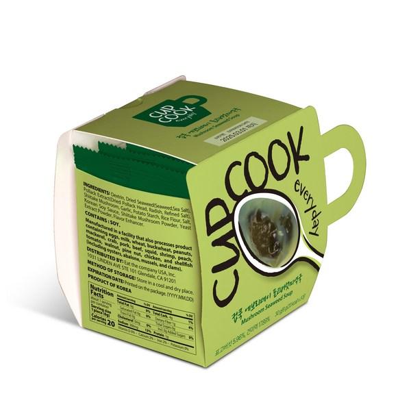 2 types of healthy soup ready in 30 seconds / Cup Cook Everyday Shiitake Mushroom Seaweed Soup Dried Pollack Bean Sprout Soup, Korean convenience food