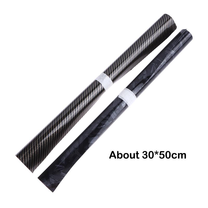 Koolstofvezel Steen Auto Stickers, Imitatie Koolstofvezel Kleurveranderende Interieur Achteruitkijkspiegel Stickers Volledige Body Auto Folie