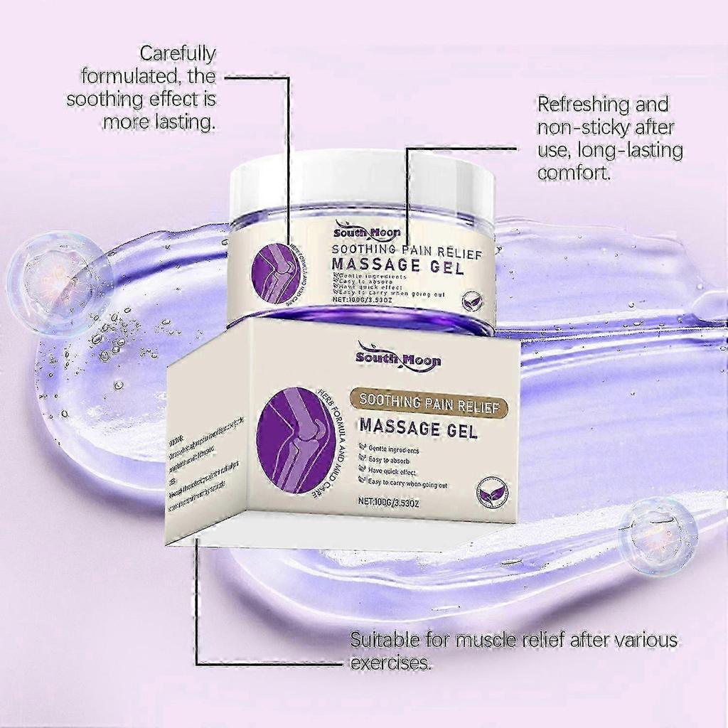 1PCS SOUTH MOON Joint Gel 100g Relief Soothing Massage Cream for Soothes Knees, Lumbar, Neck, Hand