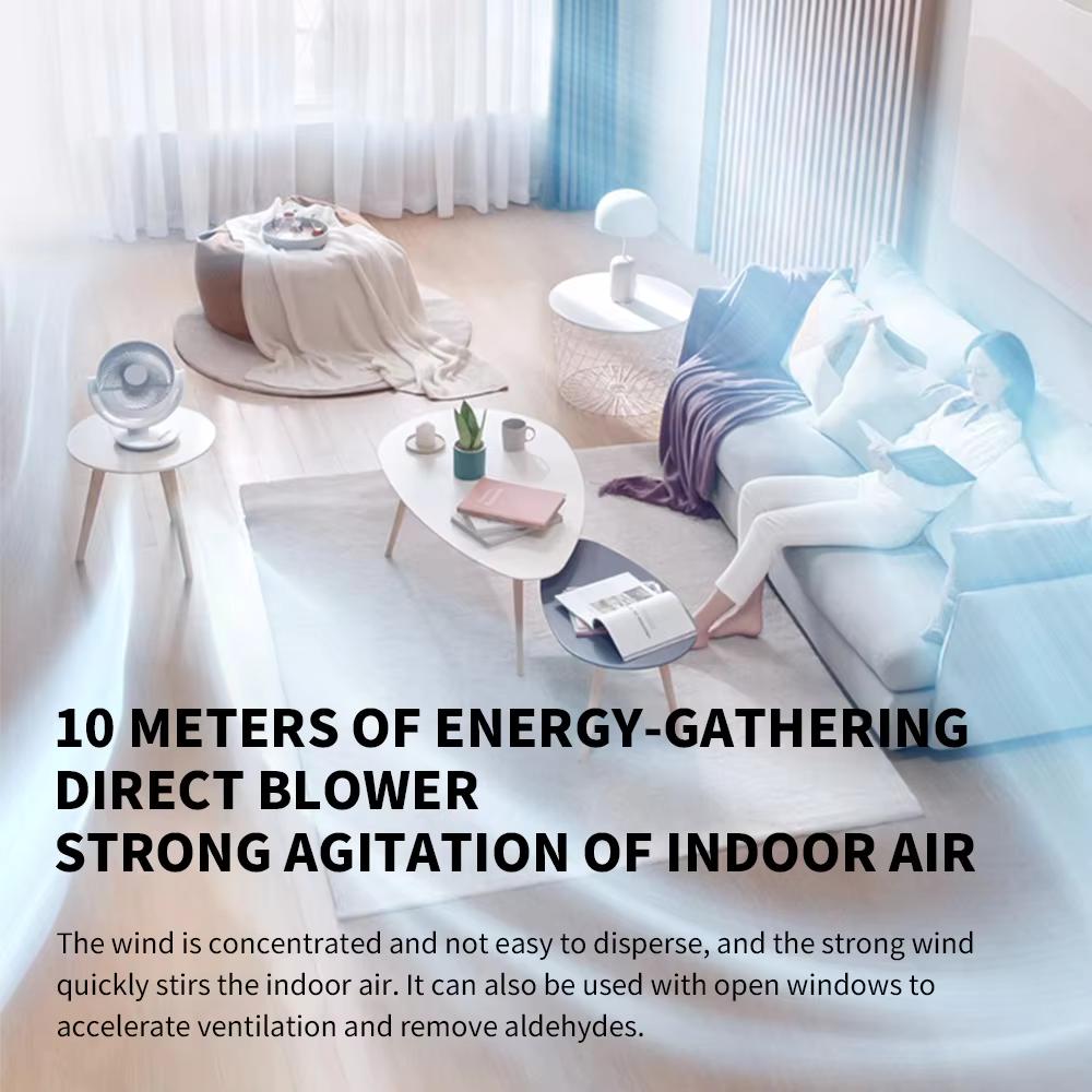 MIJIA DC Inverter Desktop Circulating Fan Home Desktop Fans Intelligent Three-dimensional Air Supply Support MI HOME App CN