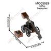 Medieval Catapult Military Weapon Model Building Blocks Removable Shield Crossbow Bow Carriage MOC Assembly Bricks Toys For Kids