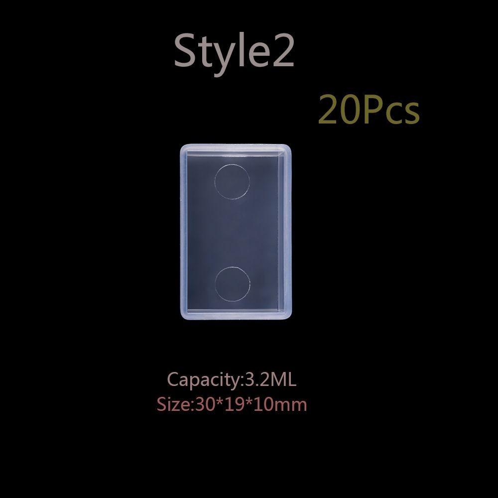 5/20/50pcs Mini Size Pigment Box Plastic Paint Pans Watercolor Pans  DIY Watercolor Oil Painting