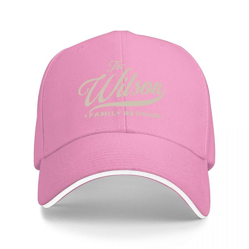 The Wilson Family Reunion Classic Baseball Cap Black with White Trim Custom Personalized Design for Adults and Fans