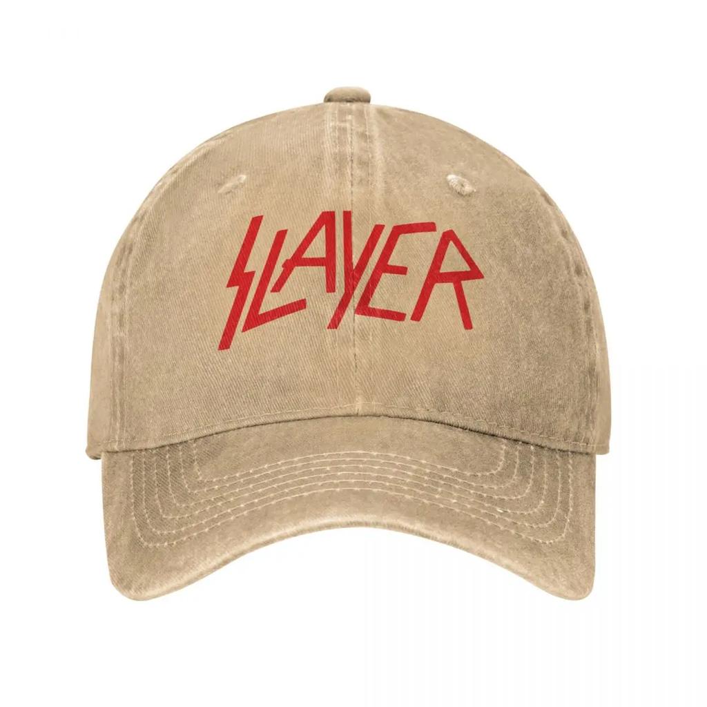 Slayers Logo Baseball Cap Fashion Distressed Washed Snapback Cap for Men Women Outdoor Workouts Caps Hat