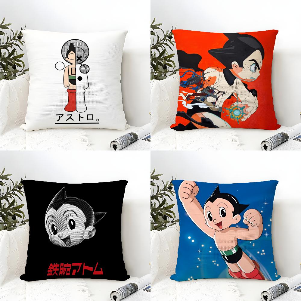 Anime AAstro BBoy Cushion Cover Eco Linen Pillow Case DoubleSided Print Breathable Durable Zipper Home Decor Gift